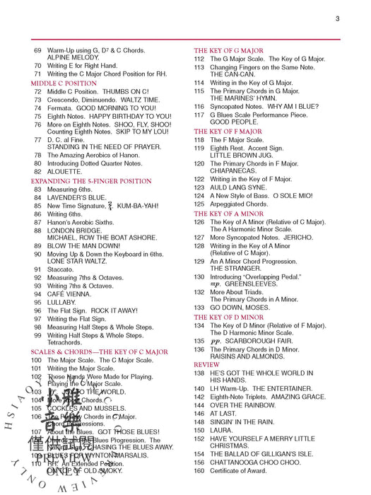 Alfred's Basic Adult All-in-One Course, Book 1 Lesson * Theory * Technic | 小雅音樂 Hsiaoya Music