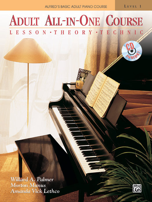 Alfred's Basic Adult All-in-One Course, Book 1 Lesson * Theory * Technic | 小雅音樂 Hsiaoya Music