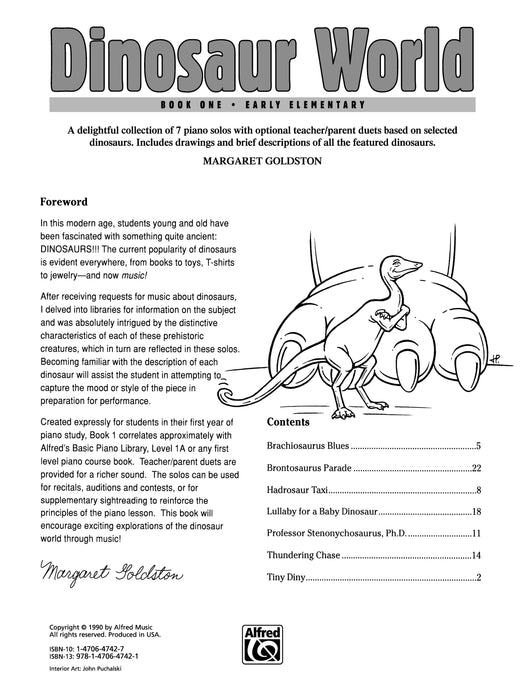 Dinosaur World, Book 1 | 小雅音樂 Hsiaoya Music