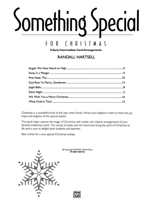 Something Special for Christmas 8 Early Intermediate Carol Arrangements 耶誕頌歌 | 小雅音樂 Hsiaoya Music