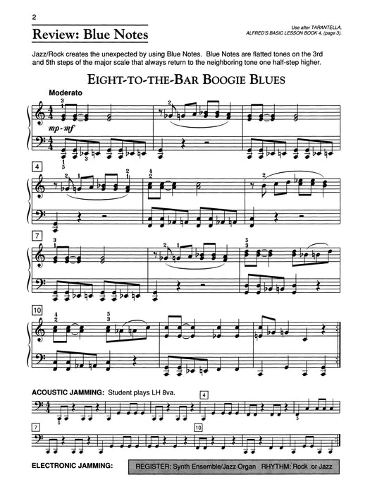 Alfred's Basic Jazz/Rock Course: Lesson Book, Level 4 A Complete Approach to Playing on Both Acoustic and Electronic Keyboards 爵士音樂 | 小雅音樂 Hsiaoya Music