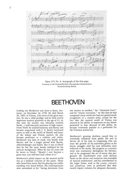 Beethoven: Eleven Bagatelles, Opus 119 for the Piano 貝多芬 音樂小品 作品 鋼琴 | 小雅音樂 Hsiaoya Music