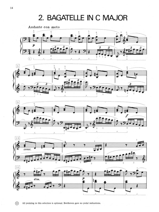 Beethoven: Eleven Bagatelles, Opus 119 for the Piano 貝多芬 音樂小品 作品 鋼琴 | 小雅音樂 Hsiaoya Music