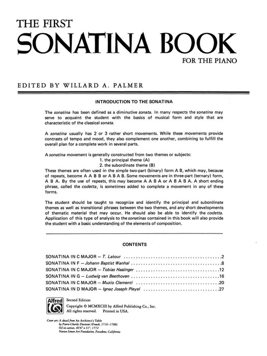 The First Sonatina Book 小奏鳴曲 | 小雅音樂 Hsiaoya Music