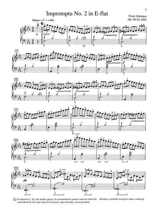 Schubert: Impromptu, Opus 90, No. 2 即興曲 作品 | 小雅音樂 Hsiaoya Music