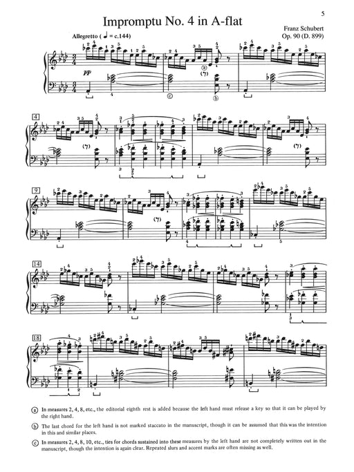 Schubert: Impromptu, Opus 90, No. 4 舒伯特 即興曲 作品 | 小雅音樂 Hsiaoya Music
