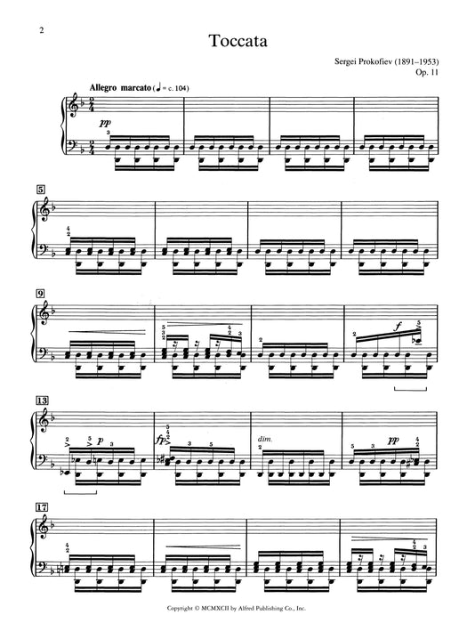 Prokofiev: Toccata, Opus 11 普羅科菲夫 觸技曲 作品 | 小雅音樂 Hsiaoya Music