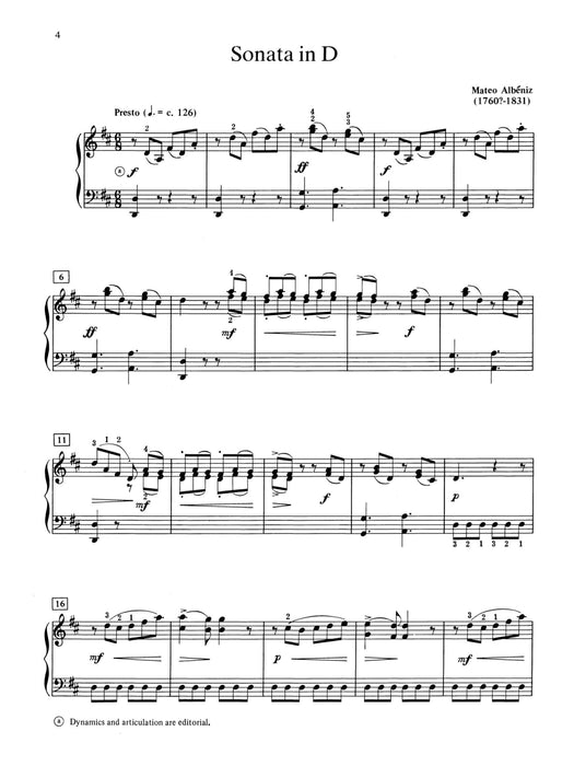 Albéniz: Sonata in D 奏鳴曲 | 小雅音樂 Hsiaoya Music