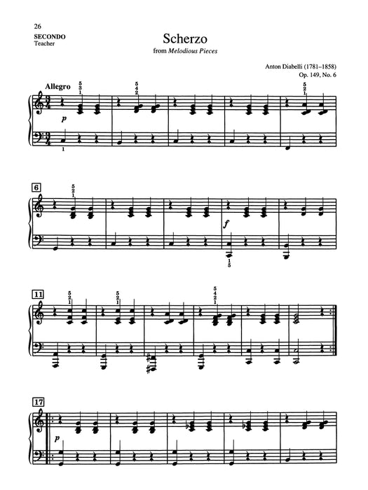 Easy Classical Piano Duets for Teacher and Student, Book 1 古典鋼琴 二重奏 | 小雅音樂 Hsiaoya Music