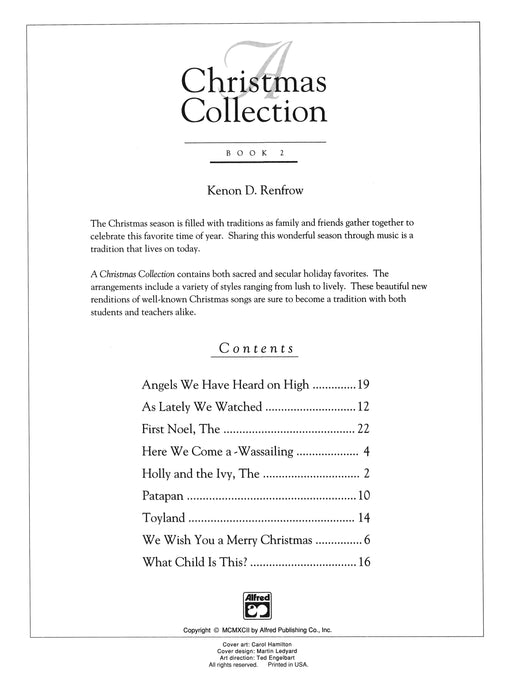 A Christmas Collection, Book 2 Beautiful New Arrangements of Nine Christmas Favorites for Late Intermediate Pianists | 小雅音樂 Hsiaoya Music