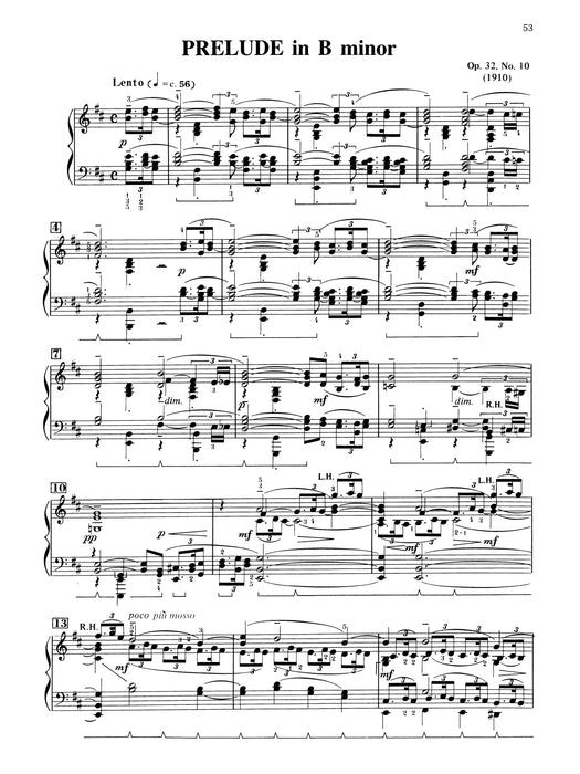 Rachmaninoff: 13 Preludes, Opus 32 拉赫瑪尼諾夫 前奏曲 作品 | 小雅音樂 Hsiaoya Music