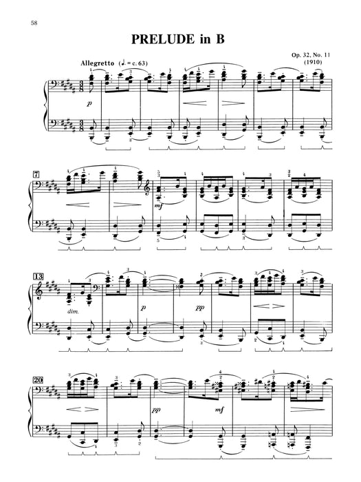 Rachmaninoff: 13 Preludes, Opus 32 拉赫瑪尼諾夫 前奏曲 作品 | 小雅音樂 Hsiaoya Music