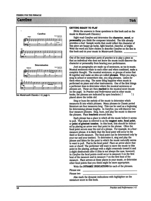 Masterwork Practice & Performance, Level 1-2 | 小雅音樂 Hsiaoya Music