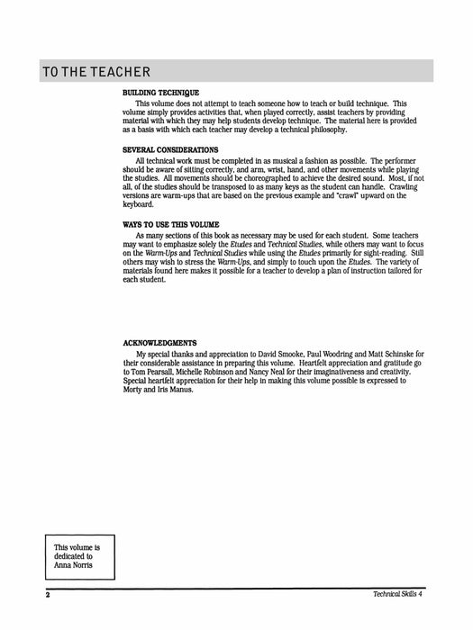 Technical Skills, Level 4 | 小雅音樂 Hsiaoya Music