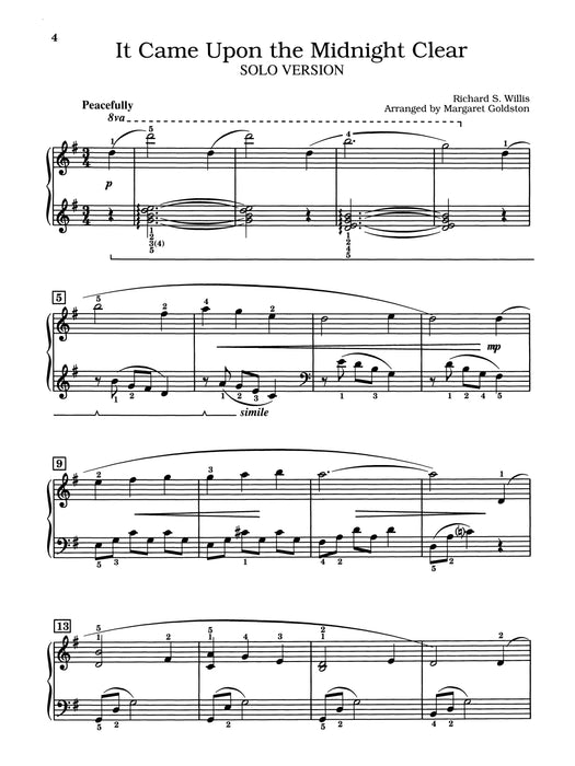 Christmas Songs & Solos, Book 2 9 Holiday Standards Arranged for Both Singing and Performing for Early Intermediate to Intermediate Pianists 獨奏 | 小雅音樂 Hsiaoya Music