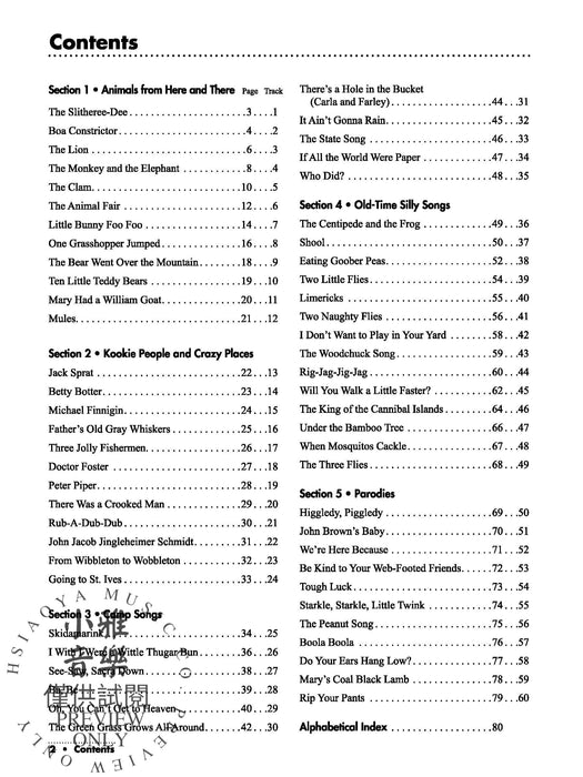 Sixty Silly Songs | 小雅音樂 Hsiaoya Music