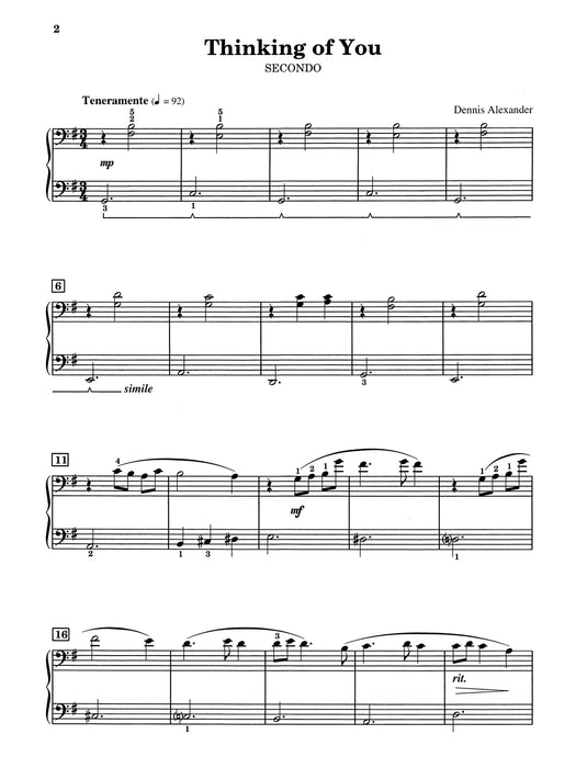 Just for You & Me, Book 2 6 Entertaining Piano Duets for Early Intermediate to Late Intermediate Students of All Ages 鋼琴 二重奏 | 小雅音樂 Hsiaoya Music