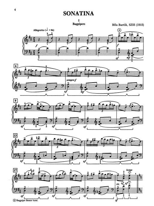 Bartók: Sonatina 巴爾托克 小奏鳴曲 | 小雅音樂 Hsiaoya Music