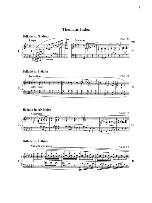 Chopin: Ballades 蕭邦 敘事曲 | 小雅音樂 Hsiaoya Music