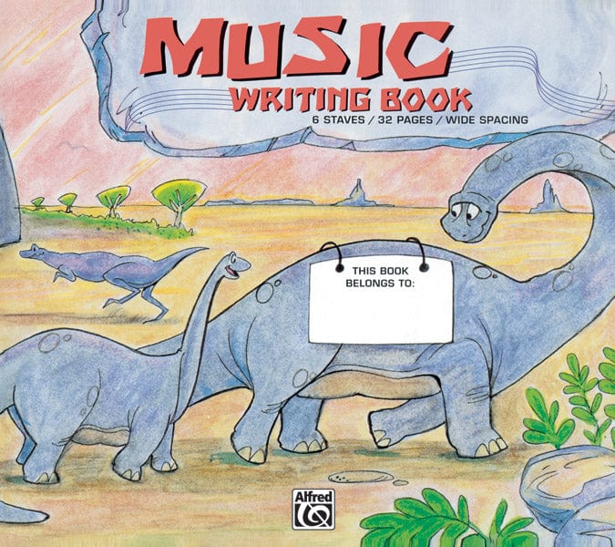 Alfred's Basic Music Writing Book Wide Lines, 32 pages | 小雅音樂 Hsiaoya Music