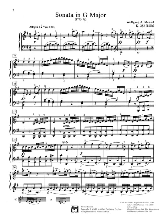 Mozart: Sonata in G Major, K. 283 莫札特 奏鳴曲 | 小雅音樂 Hsiaoya Music