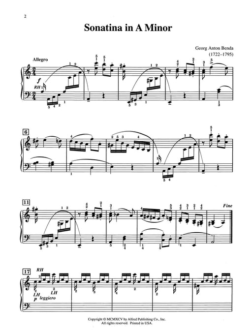 Benda: Sonatina in A Minor 小奏鳴曲 | 小雅音樂 Hsiaoya Music