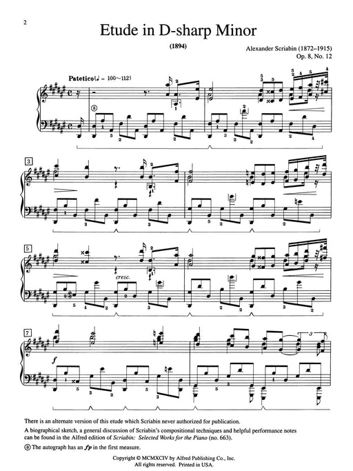 Scriabin: Etude in D-sharp Minor 斯克里亞賓 練習曲 | 小雅音樂 Hsiaoya Music