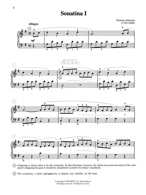 Attwood: Sonatina I 小奏鳴曲 | 小雅音樂 Hsiaoya Music