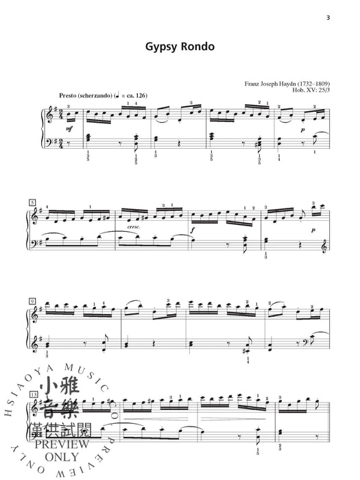Haydn: Gypsy Rondo, Hob. XV: 25/3 海頓 迴旋曲 | 小雅音樂 Hsiaoya Music