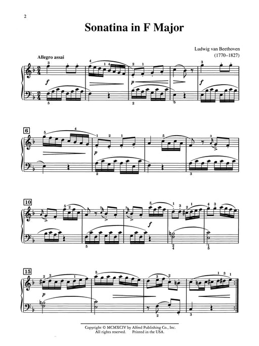 Beethoven: Sonatina in F Major 貝多芬 小奏鳴曲 | 小雅音樂 Hsiaoya Music