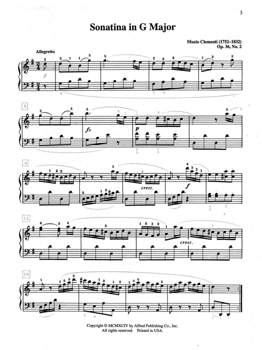 Clementi: Sonatina in G, Opus 36, No. 2 克雷門悌穆奇歐 小奏鳴曲 作品 | 小雅音樂 Hsiaoya Music