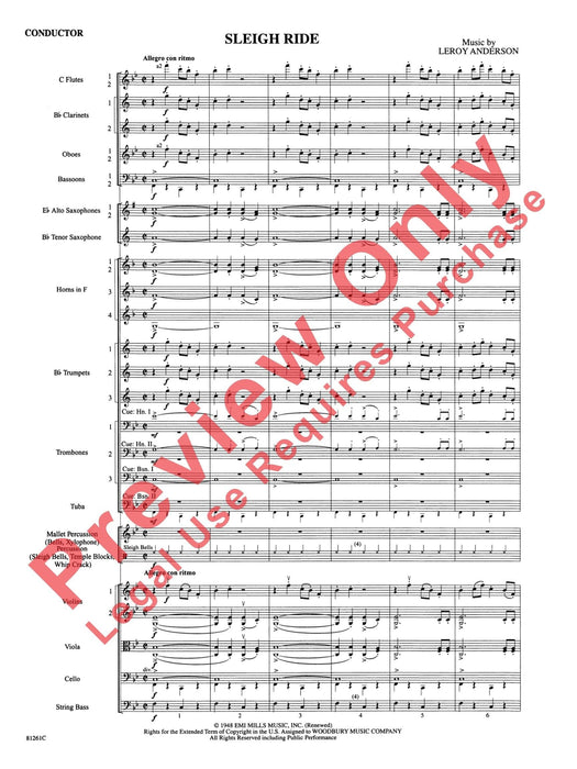 Sleigh Ride 總譜 | 小雅音樂 Hsiaoya Music