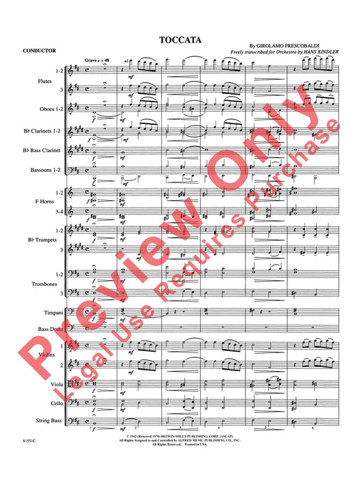 Toccata 觸技曲 總譜 | 小雅音樂 Hsiaoya Music