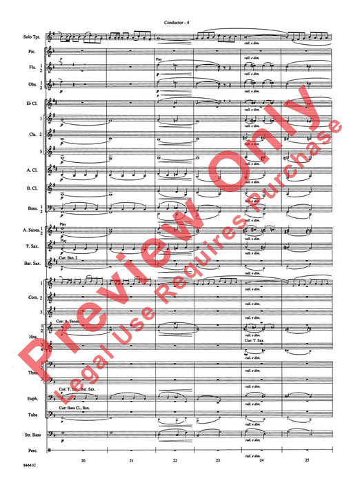 Trumpeter's Lullaby Trumpet Solo Feature 小號 搖籃曲 小號 獨奏 總譜 | 小雅音樂 Hsiaoya Music