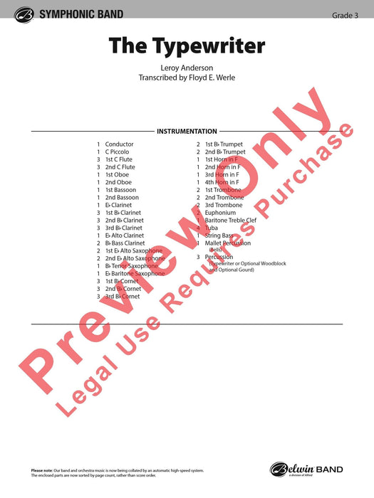 The Typewriter 總譜 | 小雅音樂 Hsiaoya Music