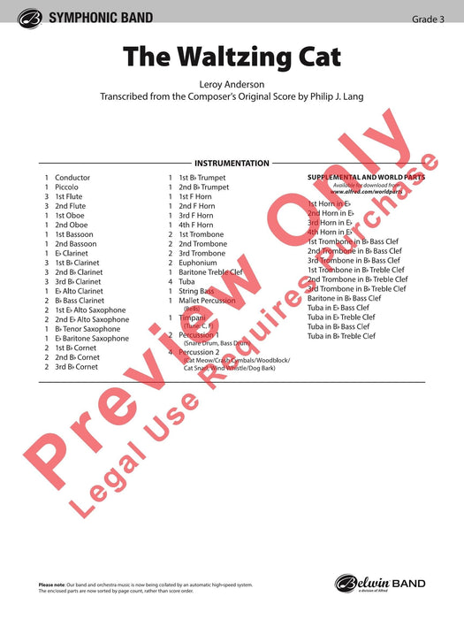 The Waltzing Cat 圓舞曲 總譜 | 小雅音樂 Hsiaoya Music