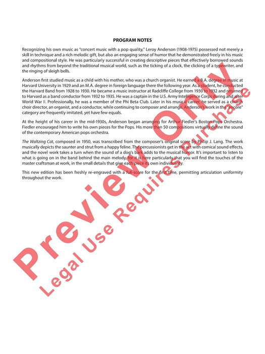 The Waltzing Cat 圓舞曲 總譜 | 小雅音樂 Hsiaoya Music