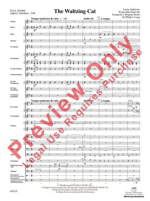 The Waltzing Cat 圓舞曲 總譜 | 小雅音樂 Hsiaoya Music