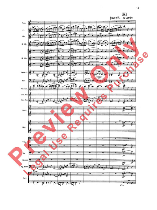 Liturgical Music for Band, Opus 33 作品 總譜 | 小雅音樂 Hsiaoya Music