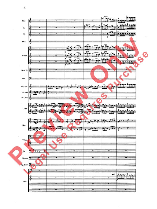 Liturgical Music for Band, Opus 33 作品 總譜 | 小雅音樂 Hsiaoya Music