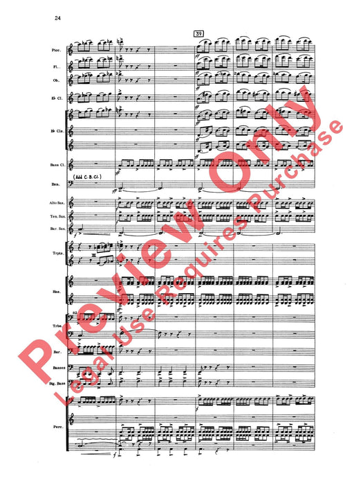 Liturgical Music for Band, Opus 33 作品 總譜 | 小雅音樂 Hsiaoya Music