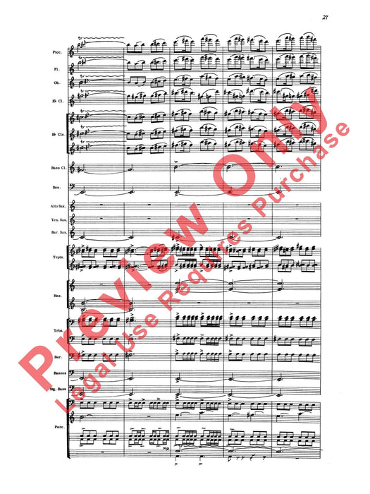 Liturgical Music for Band, Opus 33 作品 總譜 | 小雅音樂 Hsiaoya Music