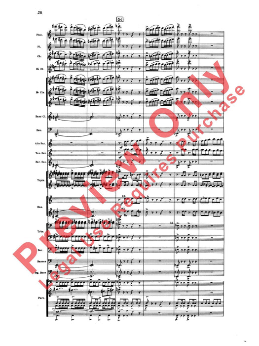 Liturgical Music for Band, Opus 33 作品 總譜 | 小雅音樂 Hsiaoya Music