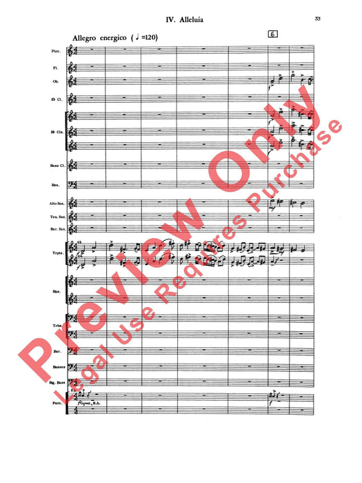 Liturgical Music for Band, Opus 33 作品 總譜 | 小雅音樂 Hsiaoya Music