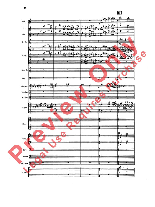 Liturgical Music for Band, Opus 33 作品 總譜 | 小雅音樂 Hsiaoya Music