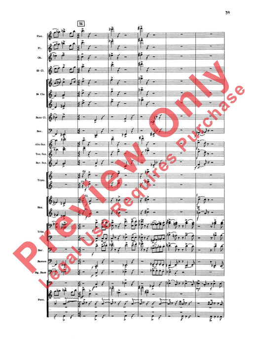 Liturgical Music for Band, Opus 33 作品 總譜 | 小雅音樂 Hsiaoya Music