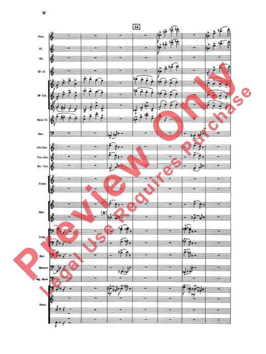 Liturgical Music for Band, Opus 33 作品 總譜 | 小雅音樂 Hsiaoya Music