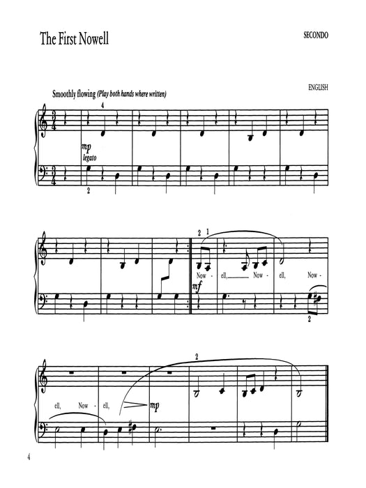 First Favorite Christmas Duets 15 Carols for Beginning Pianists 二重奏 耶誕頌歌 | 小雅音樂 Hsiaoya Music