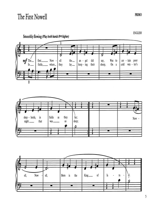 First Favorite Christmas Duets 15 Carols for Beginning Pianists 二重奏 耶誕頌歌 | 小雅音樂 Hsiaoya Music