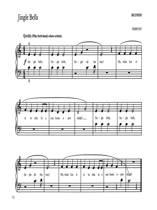 First Favorite Christmas Duets 15 Carols for Beginning Pianists 二重奏 耶誕頌歌 | 小雅音樂 Hsiaoya Music